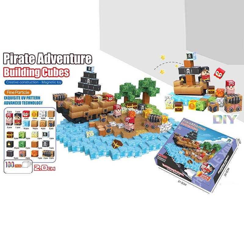 Магнітний конструктор FD 1688 A17 (36) в коробці