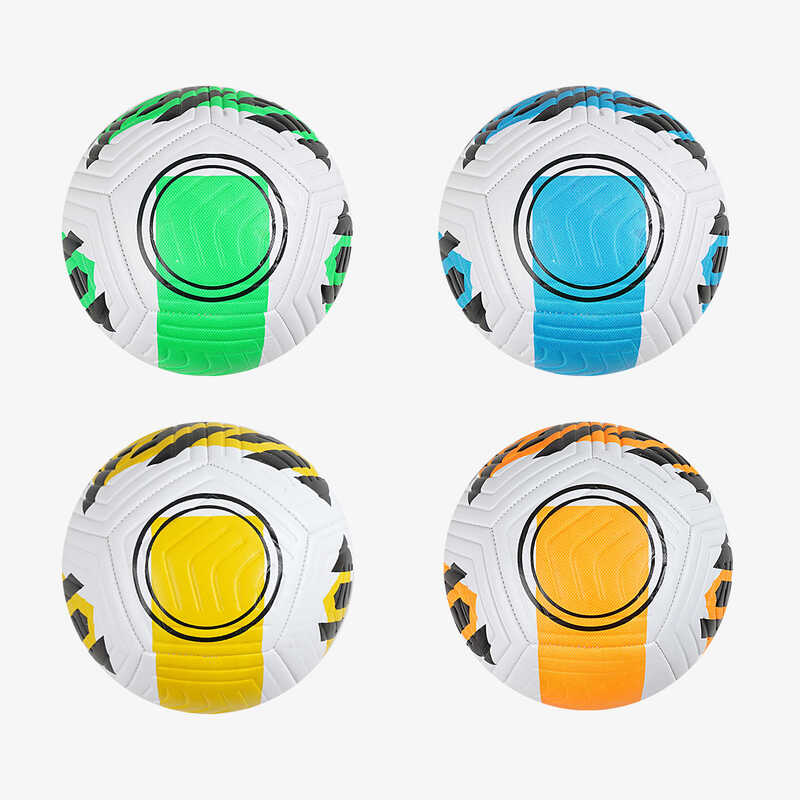 М`яч футбольний C 70320 (60) 4 кольори, розмір №5, матеріал TPE, 310-330 грамів, гумовий балон, ВИДАЄТЬСЯ ТІЛЬКИ МІКС ВИДІВ