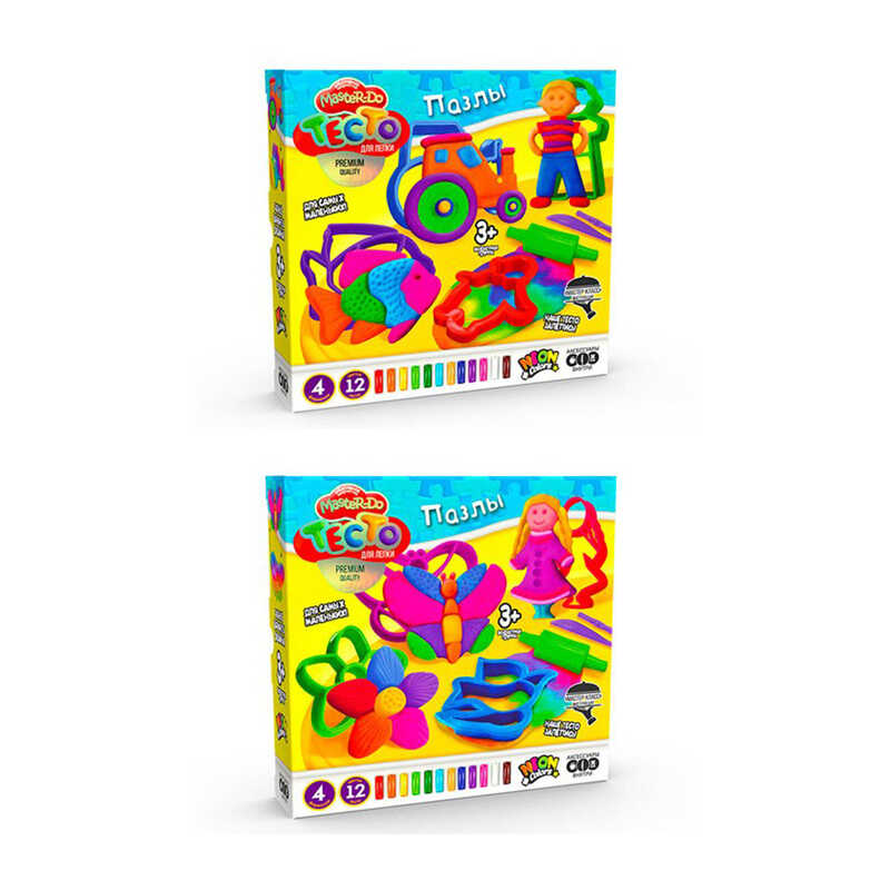 гр Тісто для ліплення "Master Do" TMD-11-01U,02U(6) "Danko Toys"