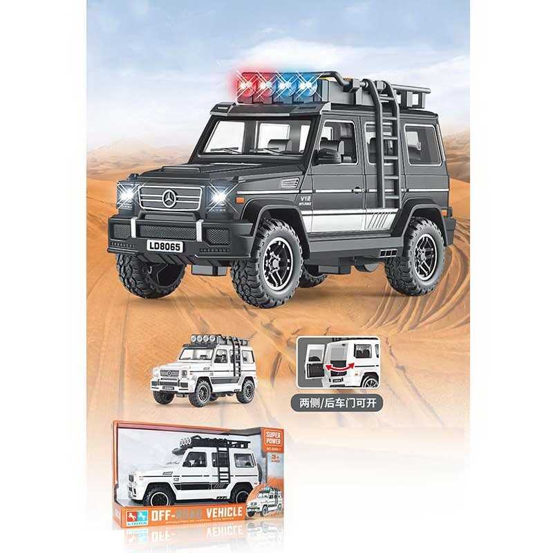 Машина 8065-1 (36/2) 2 кольори, звук, підсвічування, інерція, гумові колеса, відчиняються двері, в коробці