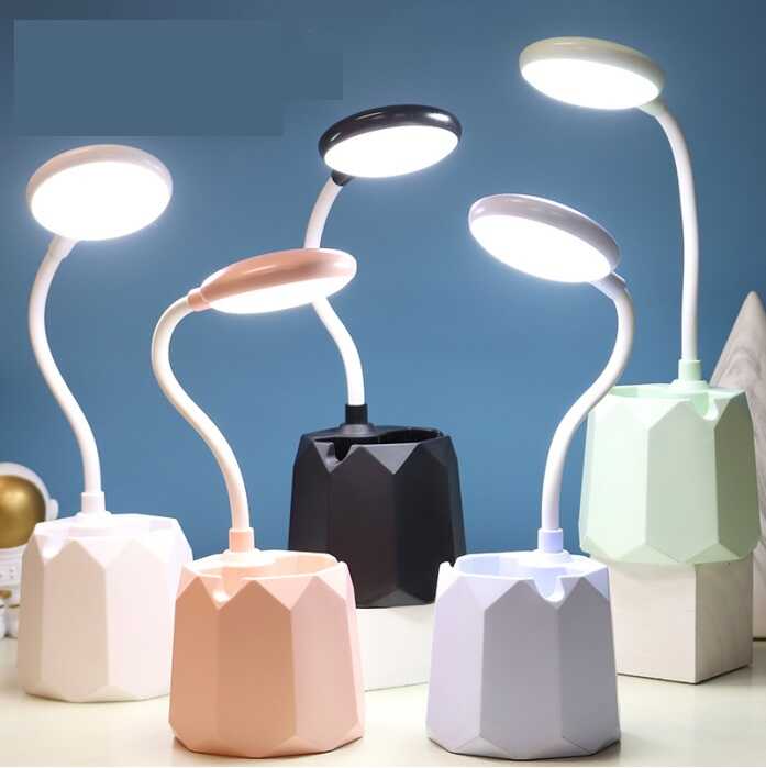 Лампа настільна світлодіодна C 71611 (96) 5 кольорів, вбудований акумулятор, органайзер, в коробці, ВИДАЄТЬСЯ ТІЛЬКИ МІКС ВИДІВ