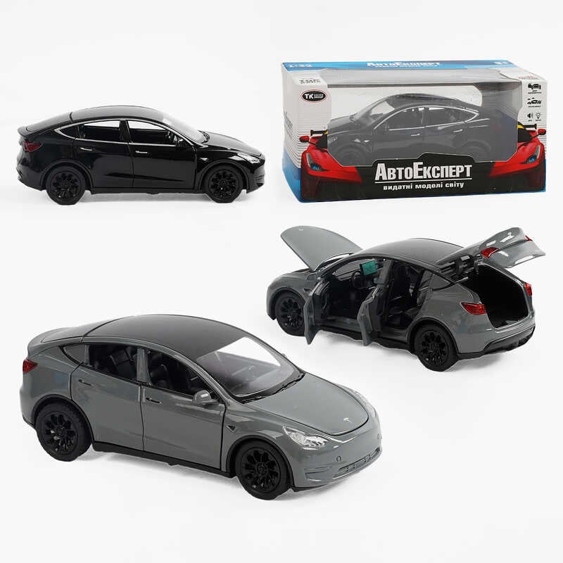 Машинка 40775 (48/2) "Авто Експерт" 2 види, металопластик, 1:32, звук, світло, інерція, рухомі елементи, в коробці