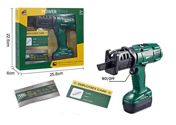 Пила шабельна 0223-12 (48/2) на батарейках, рухливе лезо, в коробці