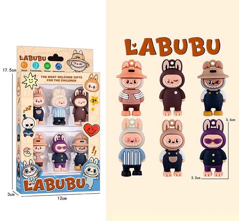 Набір героїв A 777-230 (360/2) герой, 6 фігурок, висота 5.6 см, в коробці