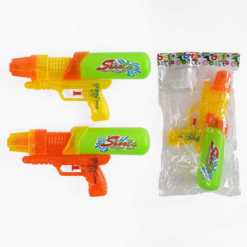 Водний пістолет 093-603 A (336/2) 2 кольори, помповий механізм, в пакеті