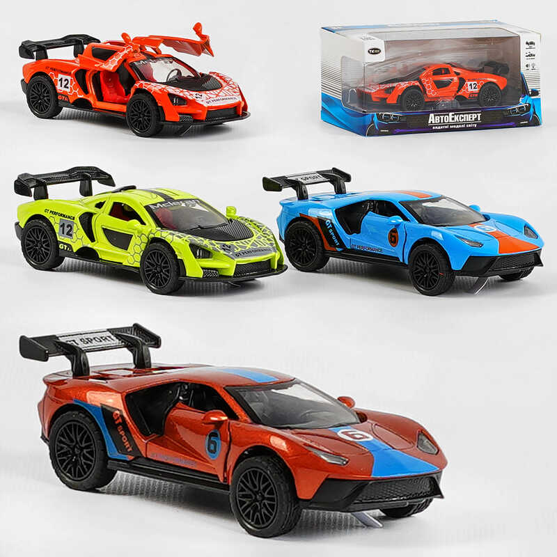 Машинка MG - 25603 (120/2) "Авто Експерт" 4 види, металопластик, 1:36, звук, світло, інерція, відчиняються двері, в коробці ВИДАЄТЬСЯ МІКС ВИДІВ
