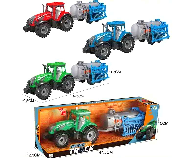 Трактор 0488-313 C , 3 види, в коробці , МІКС ВИДІВ