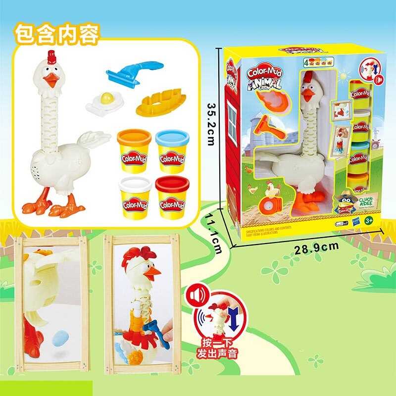 Тісто для ліплення 6630 (18/2) 4 баночки із тістом, звуки, екструдер, інструменти, в коробці