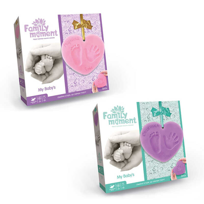 гр Набір для створення зліпків "FAMILY MOMENT" FMM-01-01.02 УКР. (6) "Danko toys"