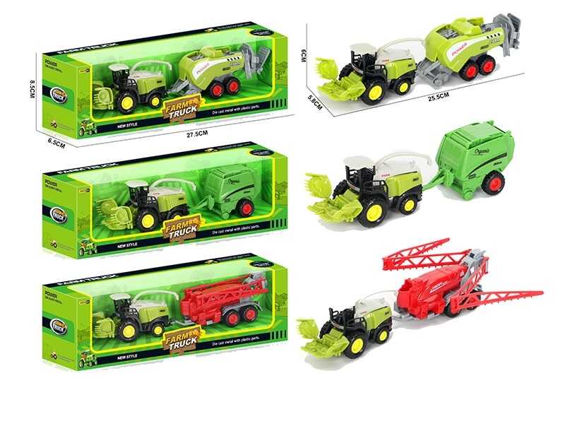 Комбайн 955-237 (144/2) 3 види, металопластик, навісне обладнання, знімний причіп, в коробці, ВИДАЄТЬСЯ МІКС