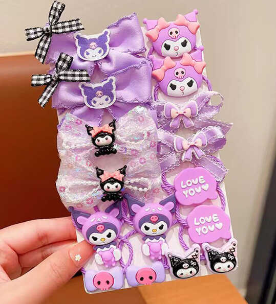 Резинки для волосся C 71052 (500) герой, 12 штук, в пакеті