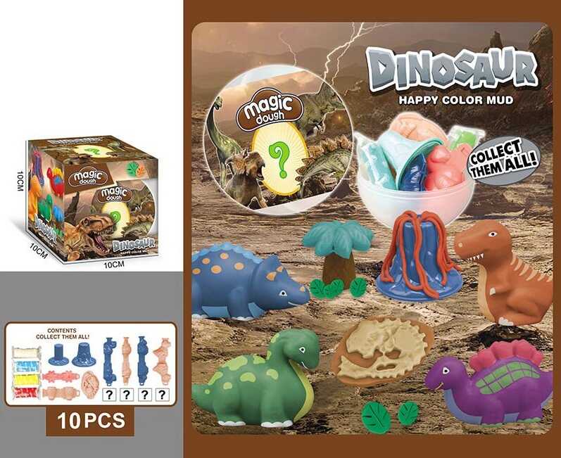 Тісто для ліплення 8660 (144/2) 4 кольори тіста, форми, в коробці