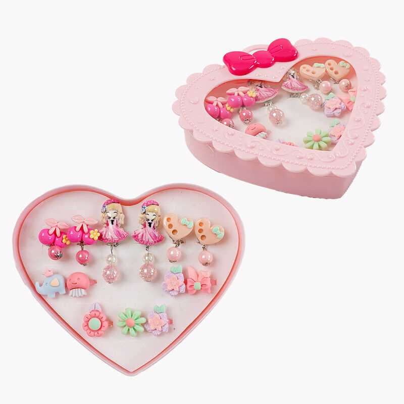 Набір прикрас A 081 (120/2) сережки-підвіски, каблучки, у боксі