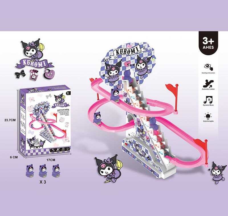 Трек 3319 (96) підсвічування, мелодія, 3 машинки, наліпки, в коробці