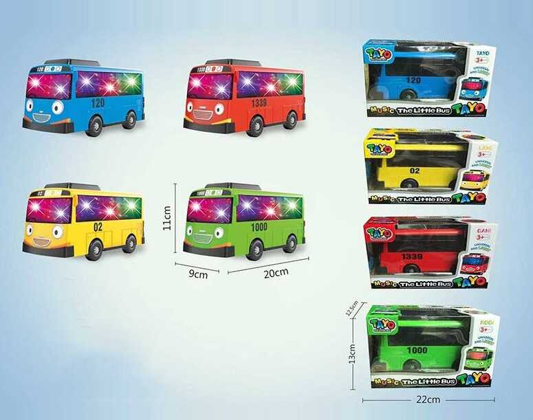 Автобус TY 606-19 (72/2) 4 види, в коробці, ВИДАЄТЬСЯ МІКС