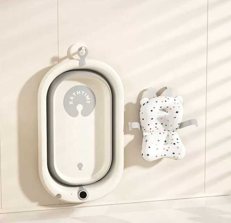 гр Ванночка дитяча складна Bimbo 0751-36 (1) розмір 76х47*21см, клапан зливу, розкладні ніжки, електронний датчик температури, матрац, в коробці