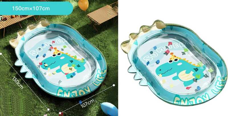 Килимок водний C 75194 (100) розміри: 150х107см, в пакеті