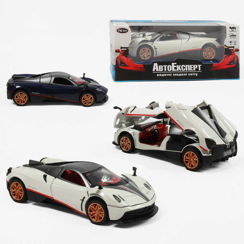 Машинка 30621 (48/2) "Авто Експерт", 2 види, металопластик, 1:32, звук, світло, інерція, відкриваються двері, в коробці