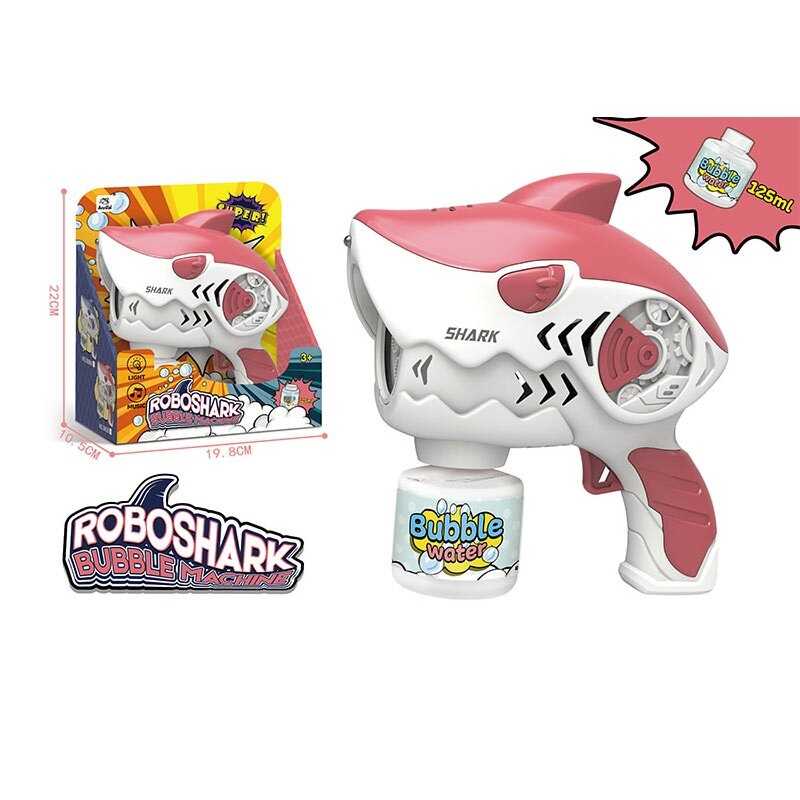 Пістолет з мильними бульбашками B 626 (48/2) на батарейках, звук, автоматичний принцип роботи, підсвітка, мильний розчин, в коробці