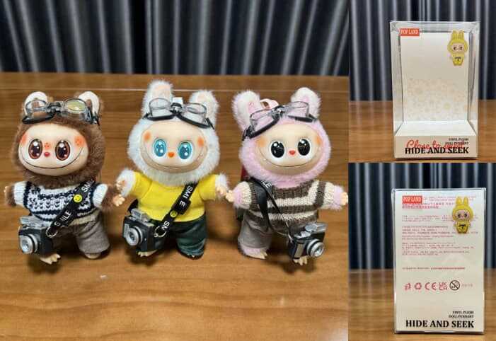 М`яка іграшка-брелок M 19537 (225) ЦІНА ЗА 1 ШТУКУ, висота героя 14 см, карабін, голова, стопи та долоні обертаються на 360°, фотоапарат, в коробці, ВИДАЄТЬСЯ ТІЛЬКИ МІКС ВИДІВ