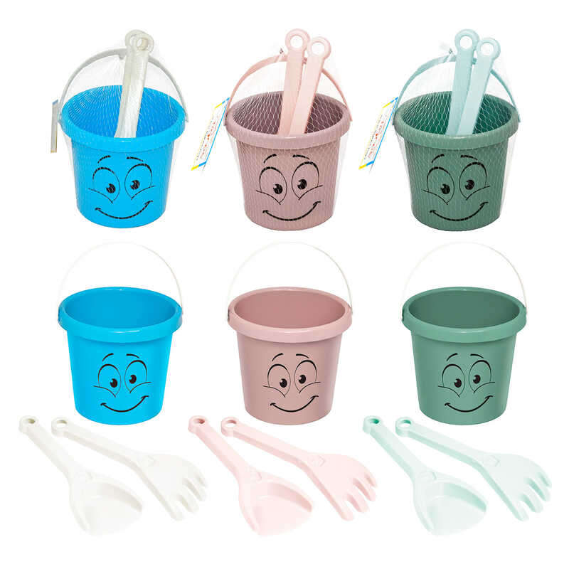 гр Набір для піску "Смайлик" 3 ел. з термонаклейкою 39951 (35) "Tigres"