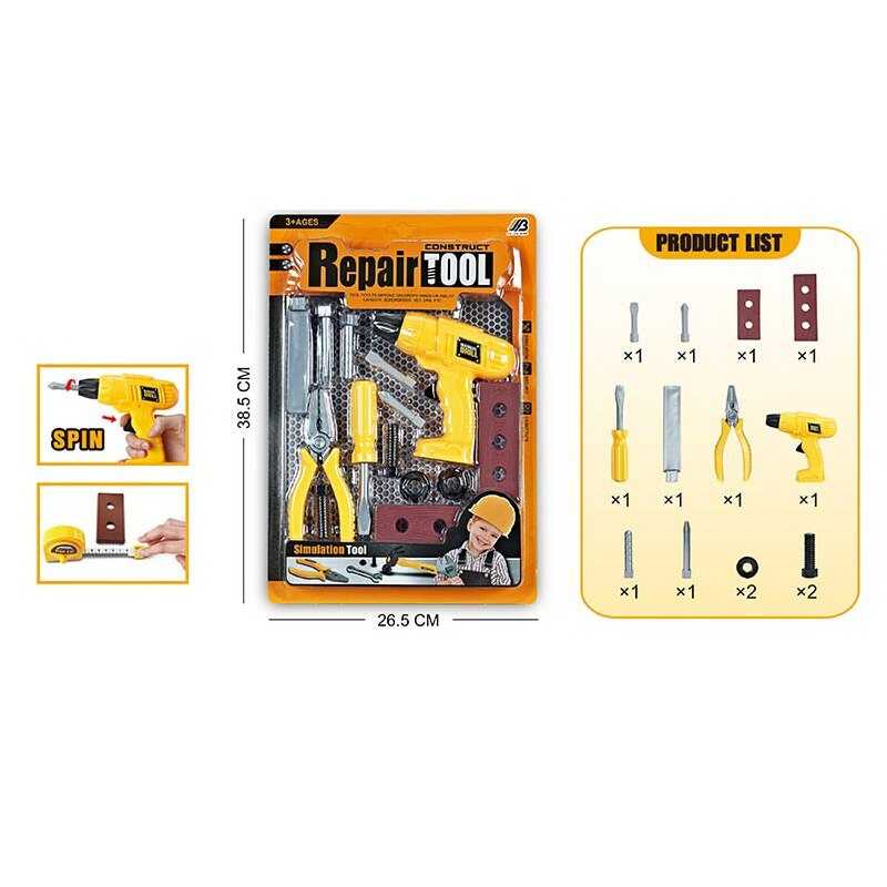 Набір інструментів MK 6-5 (96/2) механічний шурупокрут, 14 елементів, на листі