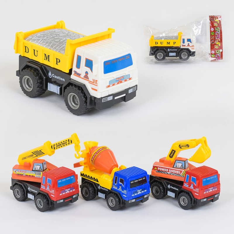 Машинка 399-267 (360/2) 4 види, інерція, 1шт в пакеті