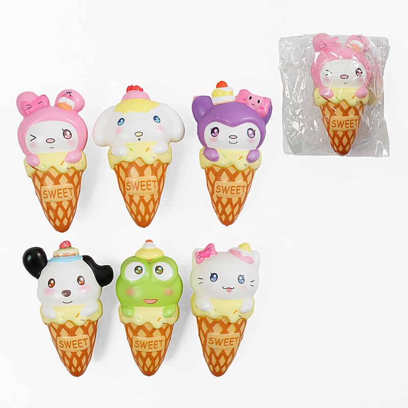 Антистрес-сквіш C 68763 (600) ЦІНА ЗА 1 ШТУКУ, ароматизований, в пакеті, ВИДАЄТЬСЯ МІКС ВИДІВ