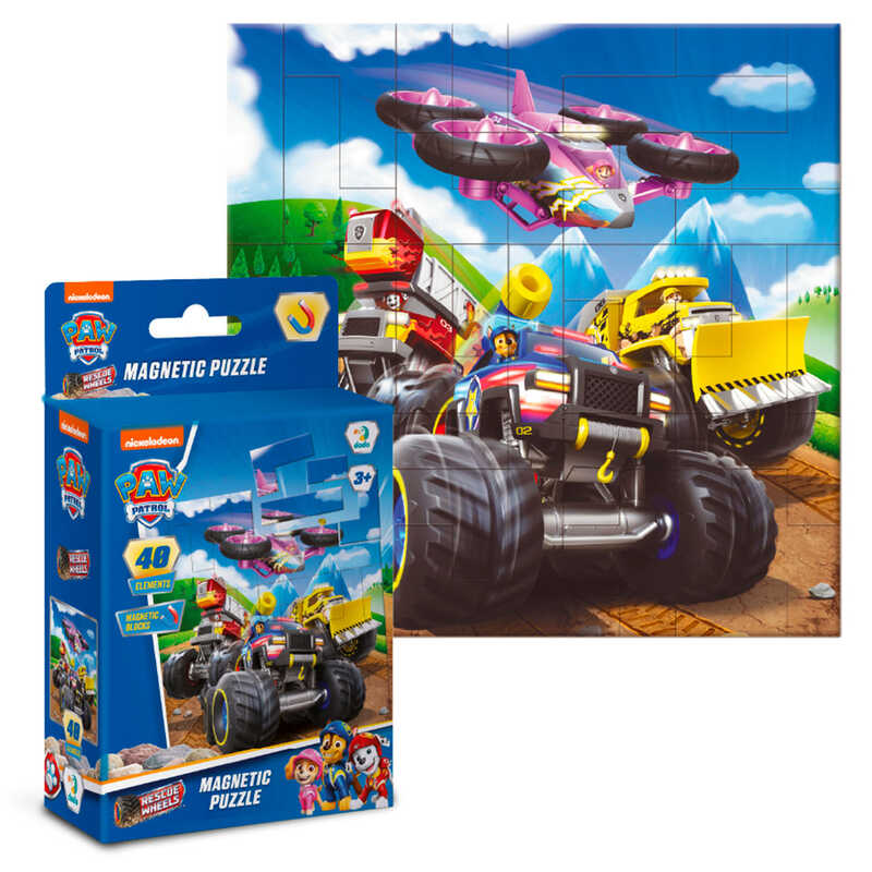 гр Магнітний пазл "Колеса" 200650 на 40 елементів (28) "DoDo", в коробці