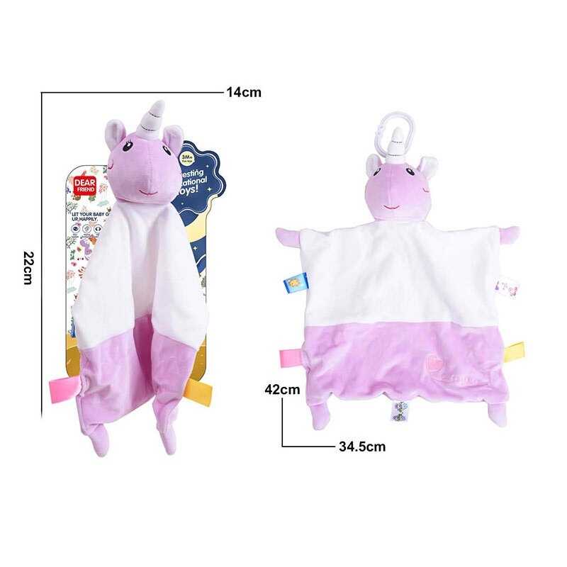 Брязкальце-комфортер 688 M135 (96) текстильне, кільце для підвішування, в пакеті