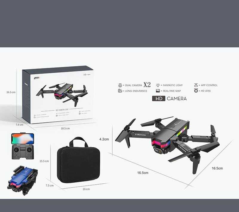 Квадрокоптер на радіокеруванні F 190 (48) в коробці
