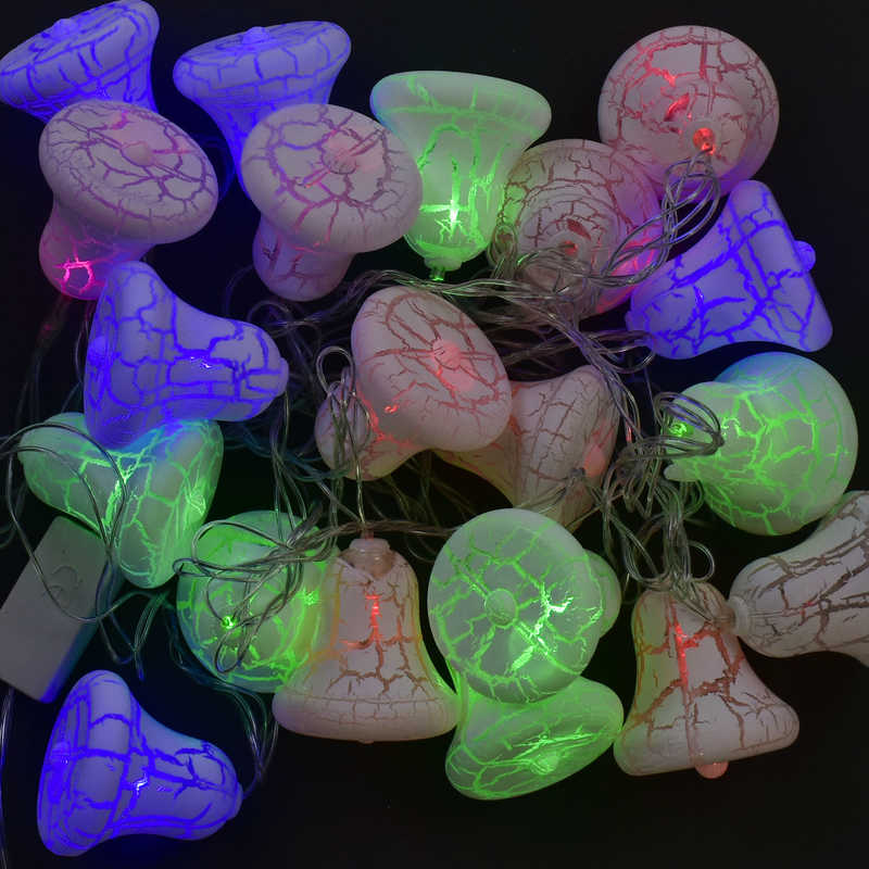 Гірлянда світлодіодна Дзвіночок С 31305 (50) 20 лампочок, 5 метрів, мультиколор, від мережі 220 В, у пакеті