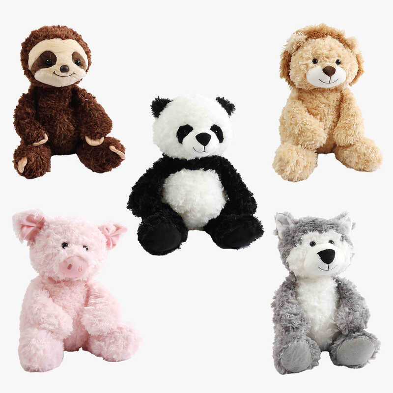 М`яка іграшка M 18470 (100) “Тваринка”, середня висота у сидячому положенні - 33 см, ВИДАЄТЬСЯ ТІЛЬКИ МІКС ВИДІВ