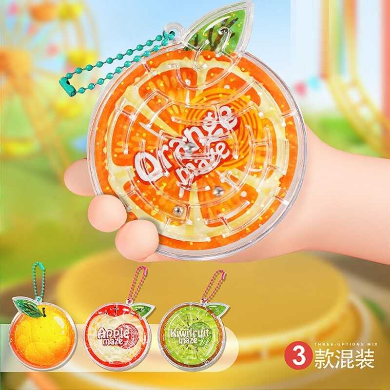 Лабіринт 2347 (900) 3 види, розмір - 7х1х9 см, пластиковий корпус, металева кулька, в пакеті, ВИДАЄТЬСЯ ТІЛЬКИ МІКС ВИДІВ