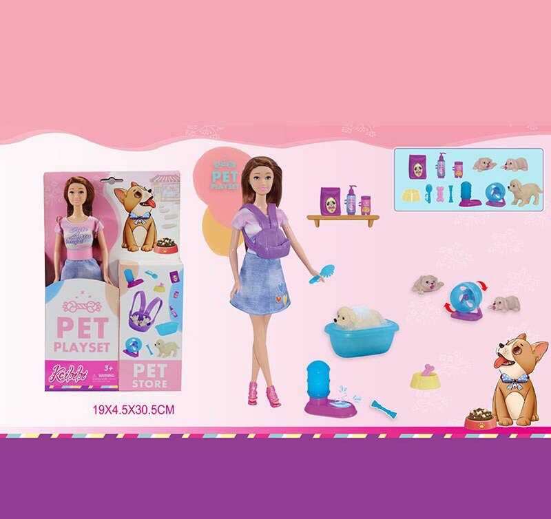 Лялька WG 203 (96/2) висота: 30см, улюбленці, знімний одяг, аксесуари, в коробці