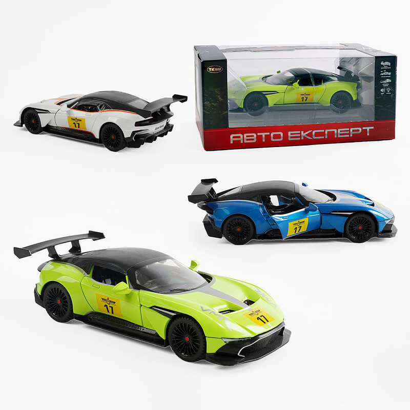 Машина TX 67052 (48/2) "Авто Експерт", 3 кольори, металопластик, масштаб 1:22, світло, звук, інерція, відчиняються двері та капот, в коробці, ВИДАЄТЬСЯ ТІЛЬКИ МІКС ВИДІВ