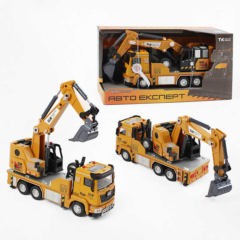 Спецтехніка TK-40071 (36) "Авто Експерт", металопластик, 1:40, звук, світло, інерція, рухомі елементи, в коробці