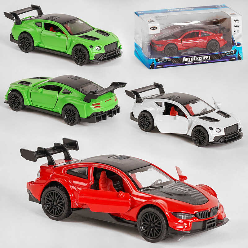 Машинка MG - 70833 (120/2) "Авто Експерт", 3 види, світло, звук. інерція, в коробці ВИДАЄТЬСЯ МІКС ВИДІВ