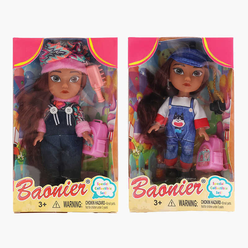 Лялька JJ 8754-48 (192/2) 2 види, 16 см, знімне взуття, аксесуари, в коробці