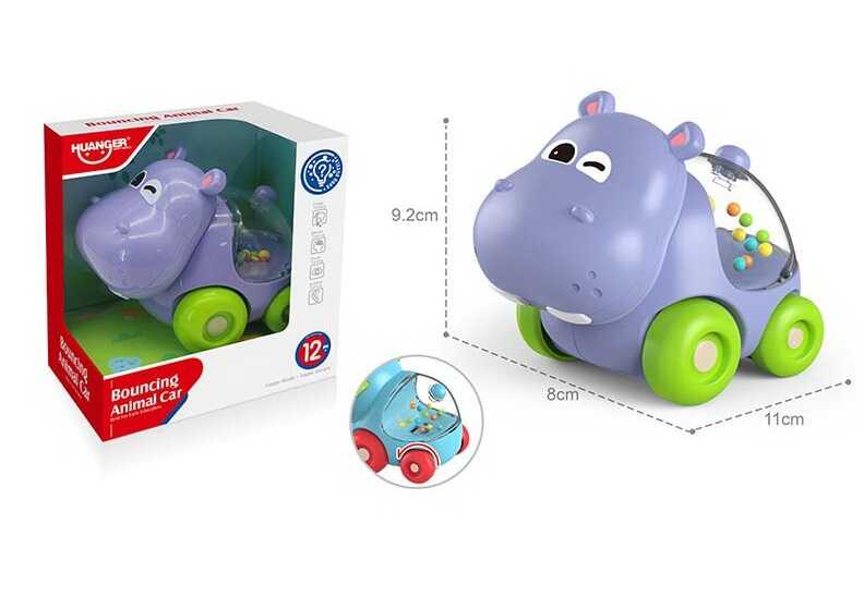 Каталка НЕ 8059 (96/2) бегемотик, в коробці