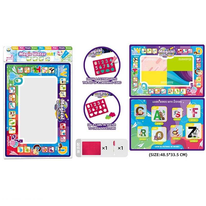 Текстильна водна розмальовка Z 189-2 E (288/2) водний маркер, трафарет, в пакеті