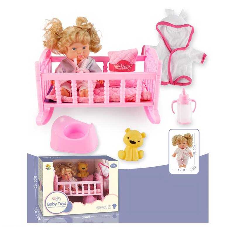 Пупс BLS-W 17 (24/2) "Спальня", меблі, одяг, аксесуари, в коробці