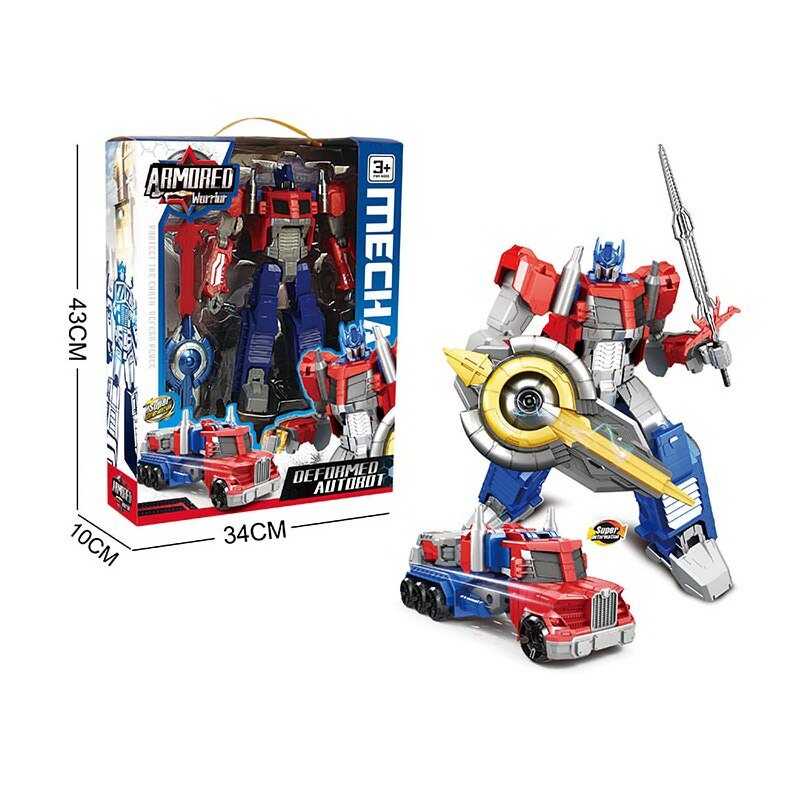 Трансформер 047 (24) висота 29см, меч, щит, шарніри на верхніх кінцівках, в коробці