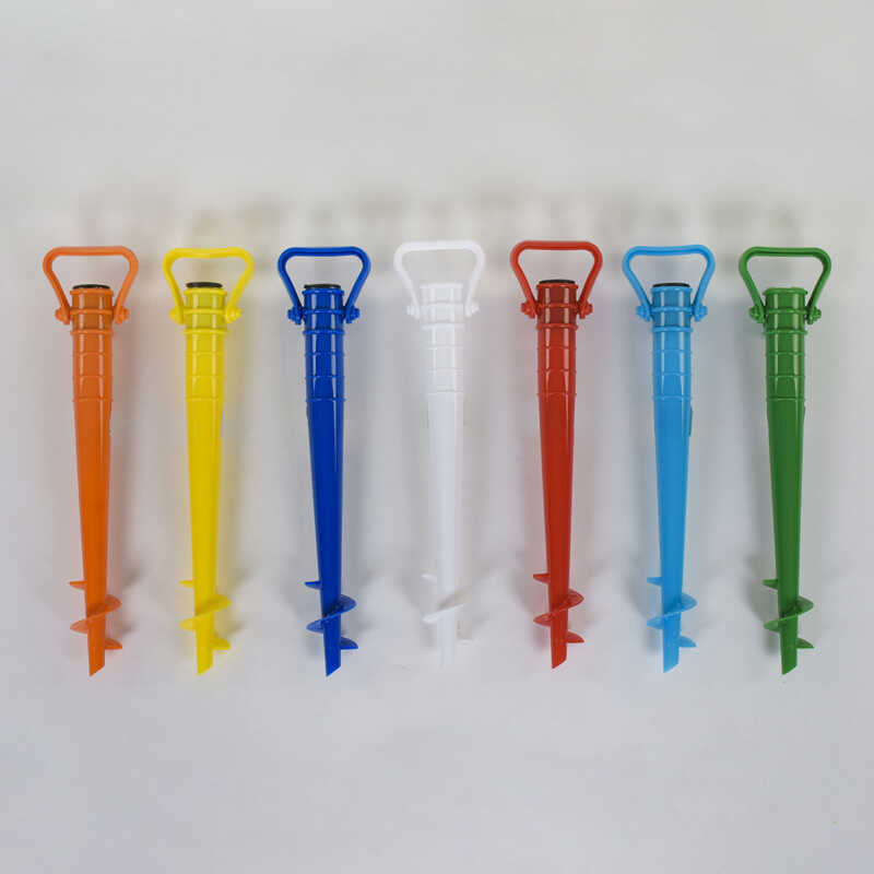 Бур для піску С 36396 (60) для кріплення парасольки, 43 см, 7 кольорів, ВИДАЄТЬСЯ ТІЛЬКИ МІКС ВИДІВ