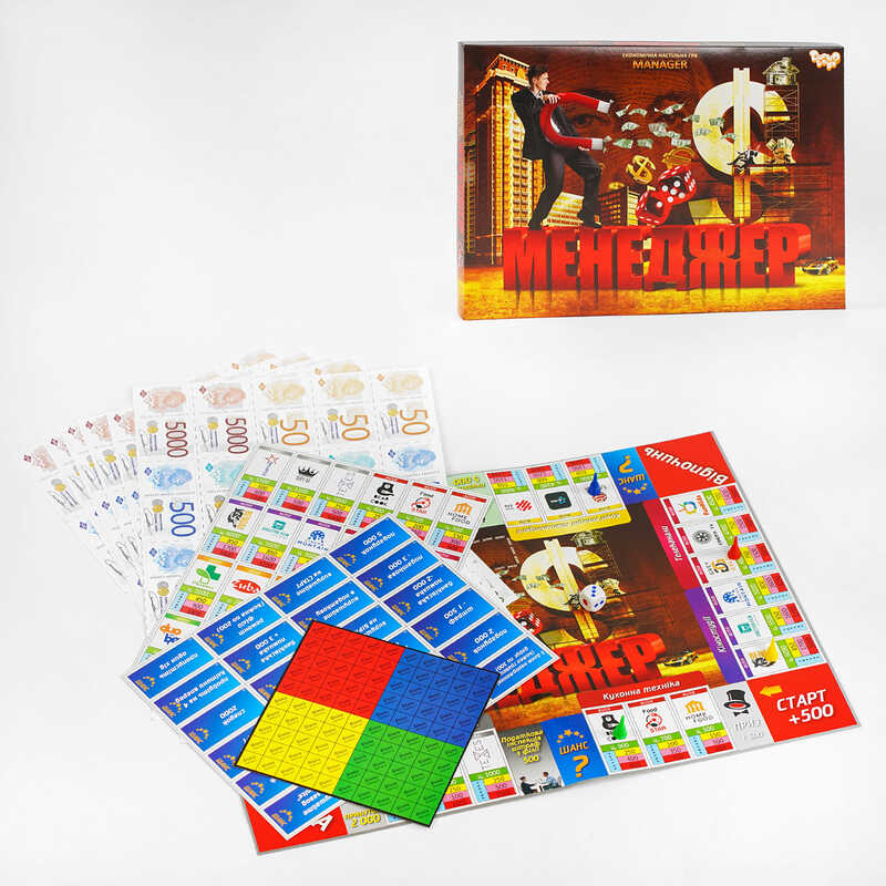 гр Настільна гра "Менеджер" DTG28-U (20) "Danko Toys", у коробці