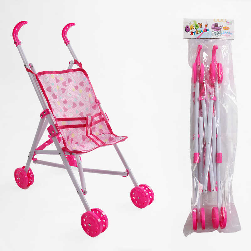 Візок для ляльок  CS 7817 SH (72/2) висота 50 см, складна конструкція, в пакеті