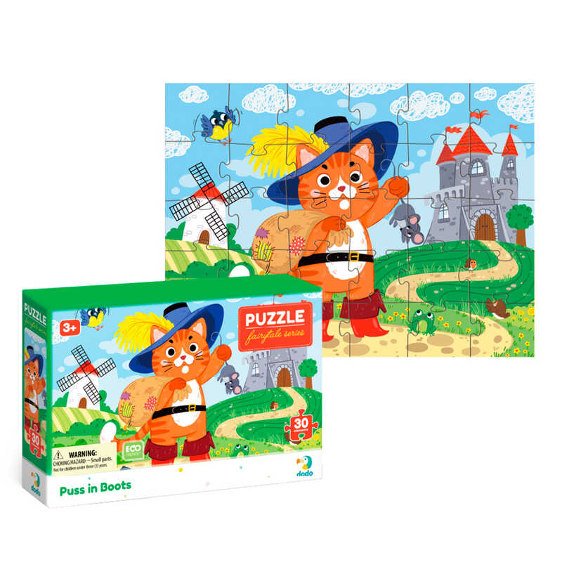 гр Пазл "Кіт у чоботях" 300693 (96) "DoDo", 30 елементів, в коробці