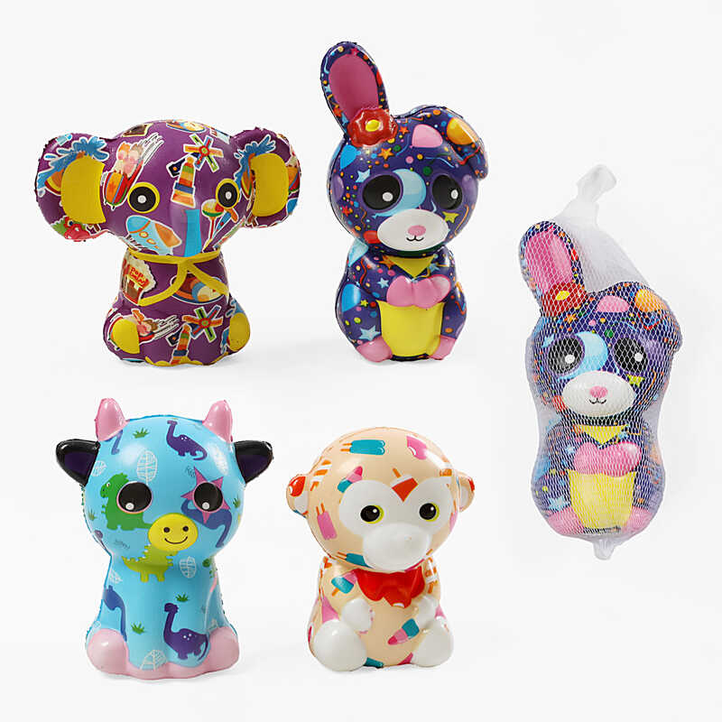 Антистрес-сквіш C 70805 (42) ЦІНА ЗА 12 ШТУК В БЛОЦІ, середня висота 11 см, в пакеті