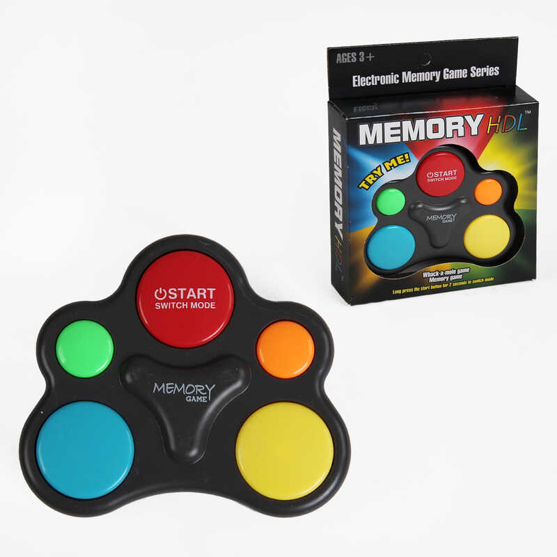 Електронна меморі гра G 99-3 B (200) кольорове підсвічування, звуковий супровід, в коробці