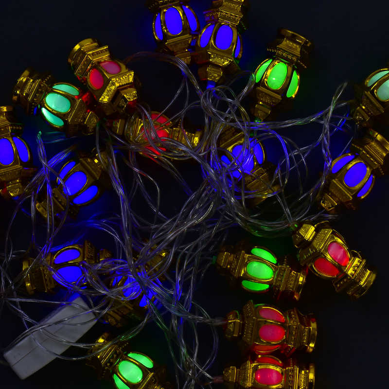 Гірлянда світлодіодна С 31302 (100) 20 лампочок, 5 метрів, мультиколор, від мережі 220 В, у пакеті